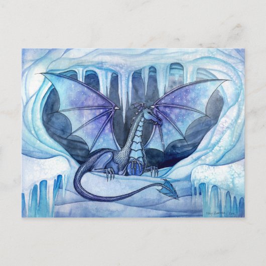 Ice Dragon Briefkaart van Molly Harrison (Voorkant)