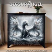 Ice Dragon -Decoupage- Tissuepapier