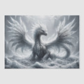Ice Dragon -Decoupage- Tissuepapier (Voorkant)