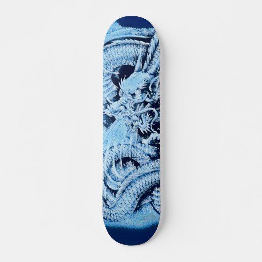 Ice Dragon Element Custom Pro Park Board Persoonlijk Skateboard (Voorkant)