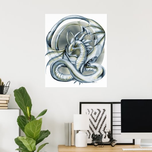Ice Dragon Poster (Thuiskantoor)