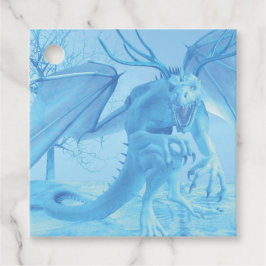 Ice dragon with antlers bedankjes labels