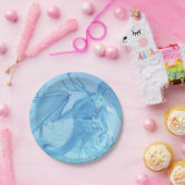 Ice dragon with antlers papieren bordje (Feest)