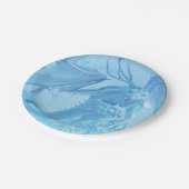 Ice dragon with antlers papieren bordje (Gekanteld)