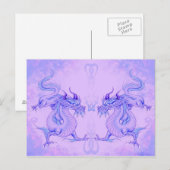 Ice Eastern dragon briefkaarten (Voorkant / Achterkant)