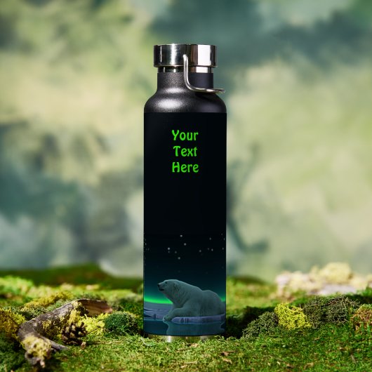 Ice Edge Polar Bear Waterfles (Buiten (Gedraaid)  )