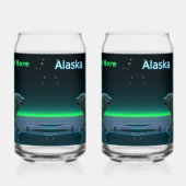 Ice Edge Polar Beer - Alaska Blikvorm Glas (Rechts)
