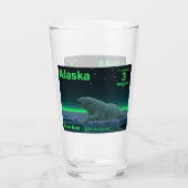 Ice Edge Polar Beer - Alaska Postage Glas (Achterkant)