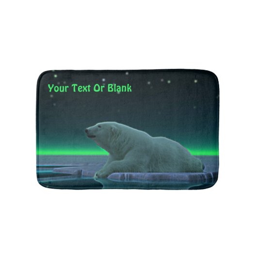 Ice Edge Polar-Beer Badmat (Voorkant)