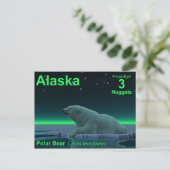 Ice Edge Polar-Beer Briefkaart (Staand voorkant)