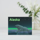 Ice Edge Polar-Beer Briefkaart (Staand voorkant)
