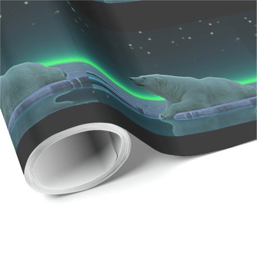 Ice Edge Polar-Beer Cadeaupapier (Rol Hoek)