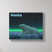 Ice Edge Polar-Beer Canvas Afdruk (Voorkant)