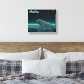 Ice Edge Polar-Beer Canvas Afdruk (Insitu (Slaapkamer))
