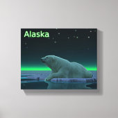 Ice Edge Polar-Beer Canvas Afdruk (Voorkant)