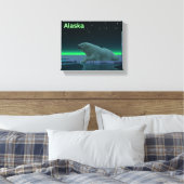 Ice Edge Polar-Beer Canvas Afdruk (Insitu (Slaapkamer))