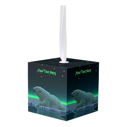 Ice Edge Polar-Beer Decoratie (Achter hoekig)