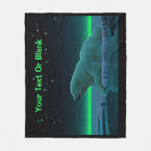 Ice Edge Polar-Beer Fleece Deken (Voorkant)