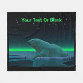 Ice Edge Polar-Beer Fleece Deken (Voorkant (Horizontaal))