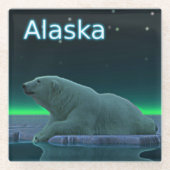 Ice Edge Polar-Beer Glazen Onderzetter (Voorkant)