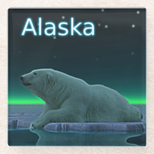 Ice Edge Polar-Beer Glazen Onderzetter (Voorkant)