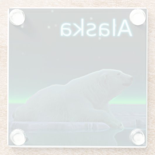 Ice Edge Polar-Beer Glazen Onderzetter (Achterkant)