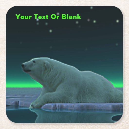 Ice Edge Polar-Beer Kartonnen Onderzetters (Voorkant)