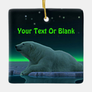 Ice Edge Polar-Beer Keramisch Ornament