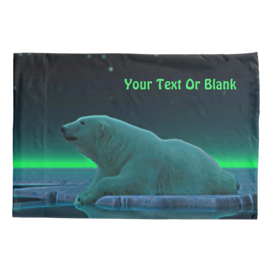 Ice Edge Polar-Beer Kussensloop (Achterkant)