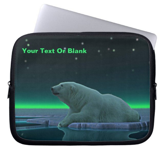 Ice Edge Polar-Beer Laptop Sleeve (Voorkant)