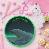 Ice Edge Polar-Beer Papieren Bordje (Feest)