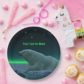 Ice Edge Polar-Beer Papieren Bordje (Feest)