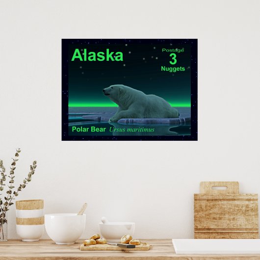 Ice Edge Polar-Beer Poster (Keuken)