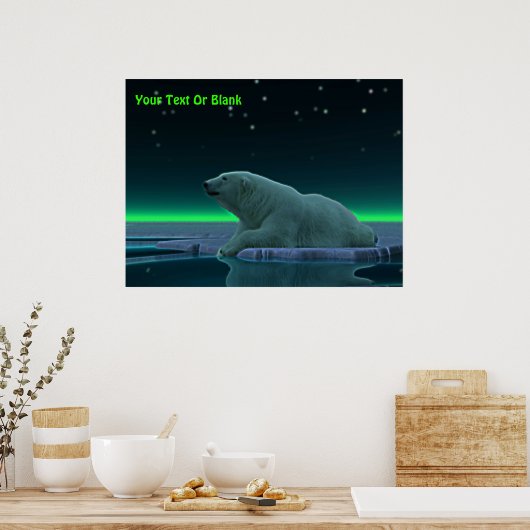 Ice Edge Polar-Beer Poster (Keuken)