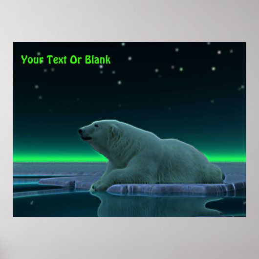 Ice Edge Polar-Beer Poster (Voorkant)