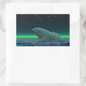Ice Edge Polar-Beer Rechthoekige Sticker (Tas)