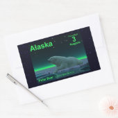 Ice Edge Polar-Beer Rechthoekige Sticker (Envelop)