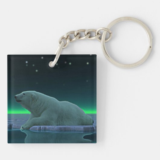 Ice Edge Polar-Beer Sleutelhanger (Achterkant)