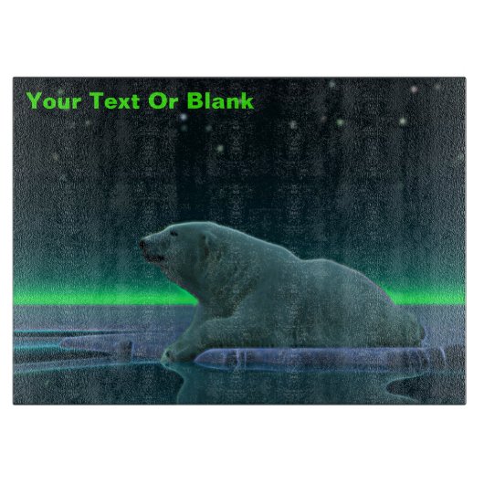 Ice Edge Polar-Beer Snijplank (Voorkant)