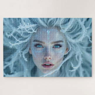 Ice Element Muse met platina bevroren haar Legpuzzel
