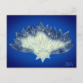 Ice Elemental Lotus Briefkaart (Voorkant)