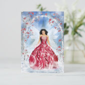 Ice Fairy Bedankkaart (Staand voorkant)