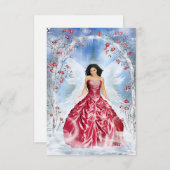 Ice Fairy Bedankkaart (Voorkant / Achterkant)