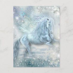 Ice Fantasy Pegasus Briefkaart
