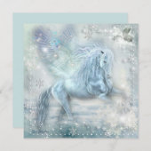 Ice Fantasy Pegasus Flat Kaart (Voorkant / Achterkant)