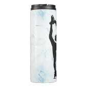 Ice Figuur die de thermatumbler schudt Thermosbeker (Achterkant)