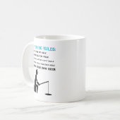 Ice Fisher vader of moeder cadeau  Koffiemok (Voorkant links)