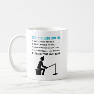 Ice Fisher vader of moeder cadeau  Koffiemok