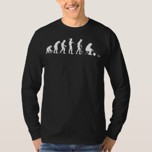 Ice Fishing Evolution Ice Fishing Rod Carp T-shirt