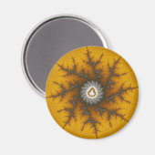 Ice Flake - Fractal Magneet (Voorkant / Achterkant)